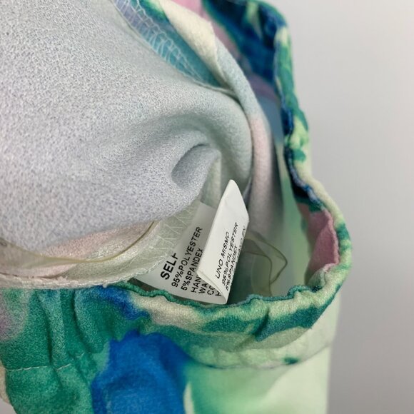 L'ATISTE Skirt Watercolor Maxi High Slit Colorful Flowy - Picture 3 of 11